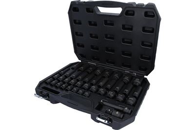 KS TOOLS  1/2"" jeu de douilles &agrave; chocs 6 pans, 40 pcs