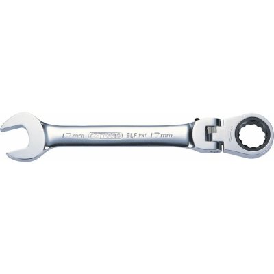 KS TOOLS  503.4819 Cl&eacute; &agrave; fourche et polygonale &agrave; cliquet 215 19 220