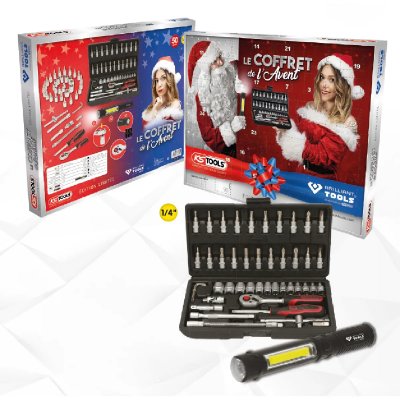 KS TOOLS  999.8887 Calendrier de l'avent - 50 pi&egrave;ces