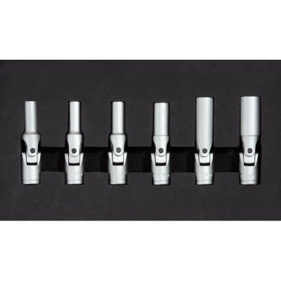 KS TOOLS KSTools 500.7300 Module Douilles &agrave; Bougie 3/8'' Articul&eacute;es 6 Pcs