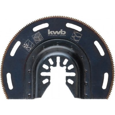 KWB  Lame de scie plongeante, semi-circulaire, en bim&eacute;tal - 709450