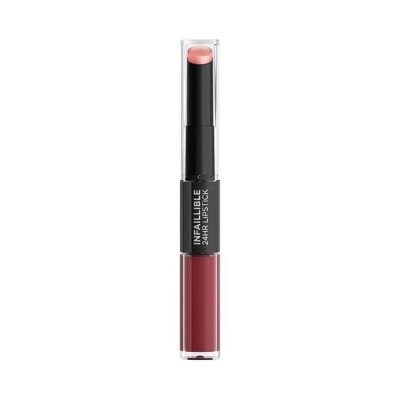 L OREAL PARIS L'Or&eacute;al Paris Infaillible Rouge &agrave; L&egrave;vres Duo 24H 502 Red to Stay