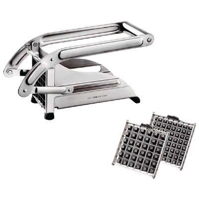 TELLIER La Bonne Graine N3023 Coupe-Frites M&eacute;nager + 2 Grilles Inox 8/10 mm