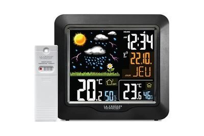 LA CROSSE TECHNOLOGY  WS6820-BLA Station M&eacute;t&eacute;o, Noir