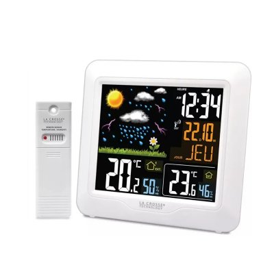 LA CROSSE TECHNOLOGY  - WS6820 Station m&eacute;t&eacute;o avec &eacute;cran color&eacute; - Blanc