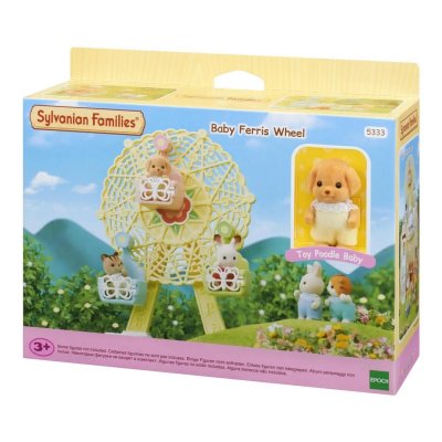 SYLVANIAN FAMILIES La grande roue et bebe caniche