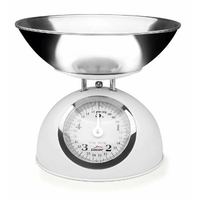 LACOR  61714&nbsp;&ndash;&nbsp;P&egrave;se-Personne Acier, Blanc