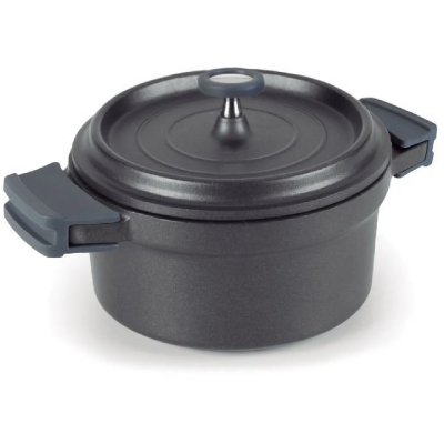 LACOR  Cocotte ronde 28 cm Noir - Fundicion