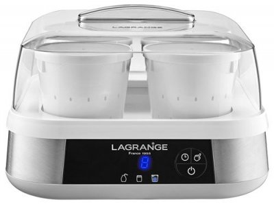 LAGRANGE  - 459602 Yaourti&egrave;re-fromag&egrave;re/goupillon, 18 w, inox