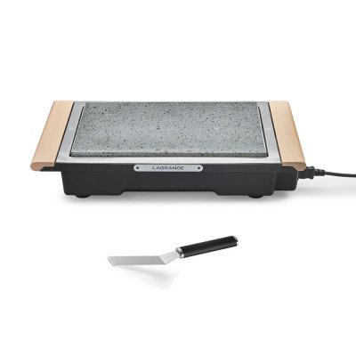 LAGRANGE  - Pierre &agrave; griller posable 1100w 37x23cm 249005 - gris
