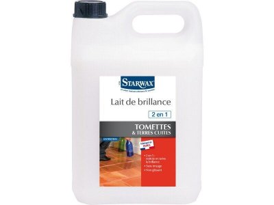 STARWAX Lait de brillance pour tomettes et terres cuites 5L 