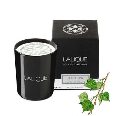 LALIQUE  - Voyage de Parfumeur Peuplier - Aspen, &Eacute;tats-Unis Bougies 190 g unisex