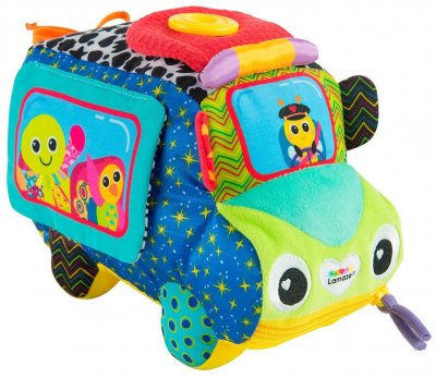 LAMAZE  bus en peluche interactif junior 25 x 16 x 17 cm en peluche
