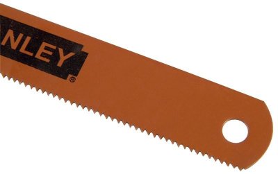 STANLEY Lame de scie &agrave; m&eacute;taux rubis  HSS Molybd&egrave;ne L.300 mm 12 Dents