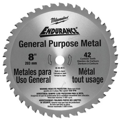 MILWAUKEE Lame de scie circulaire &agrave; m&eacute;taux 203 x 15,87 mm 42 dents - 