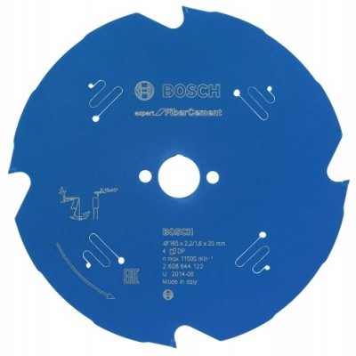 BOSCH Lame de scie circulaire  Professional Expert for Fibre Cement &Oslash; 165mm