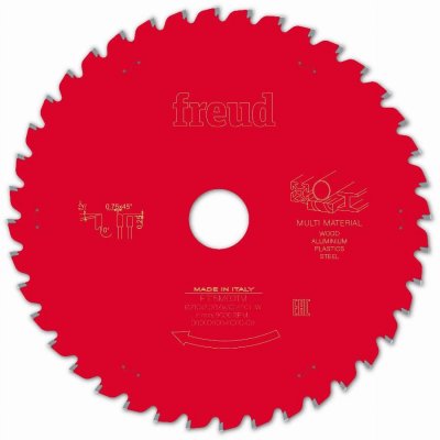 FREUD Lame de scie circulaire multi-mat&eacute;riaux 40 dents D210mm -  - F03FS09886