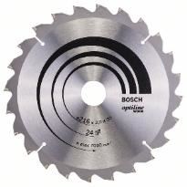 BOSCH Lame de scie circulaire Optiline Wood 216 x 30 x 2,0 mm, 24 1pc