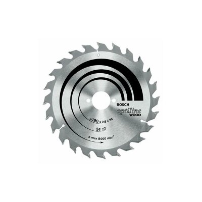 BOSCH Lame de scie circulaire Optiline Wood 230 x 30 x 2,8 mm, 48 1pc