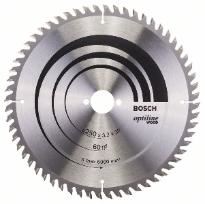 BOSCH Lame de scie circulaire Optiline Wood 250 x 30 x 3,2 mm, 60 1pc