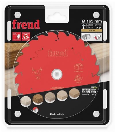 FREUD Lame de scie circulaire pour bois 24 dents D165mm -  - F03FS10052