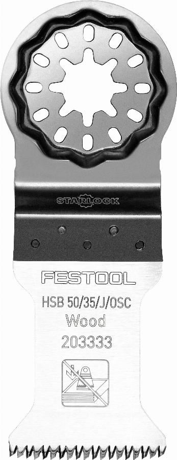 FESTOOL Lame de scie pour bois HSB 50/35/J/OSC/5 - Pour OSC 18 - 203333