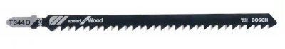 BOSCH Lame de scie sauteuse T 344 D Speed for Wood pack de 05 - 2608633A34
