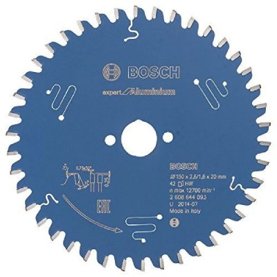 BOSCH Lame pour scie circulaire Expert for Aluminium 150x20x2.6/1.6x42 T