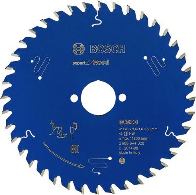 BOSCH Lame pour scie circulaire expert for Wood 170x30x2.6/1.6x40 T