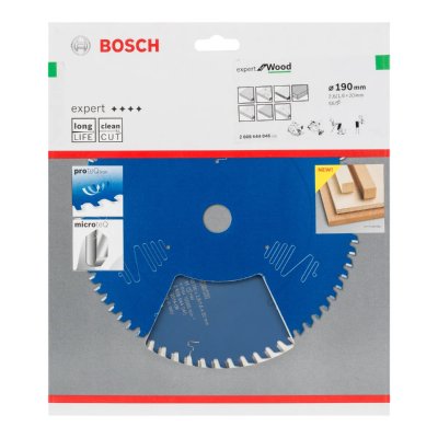 BOSCH Lame pour scie circulaire expert for Wood 190x20x2.6/1.6x56 T
