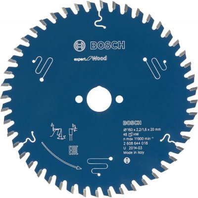 BOSCH Lame pour scie circulaire expert for Wood 190x30x2.6/1.6x56 T