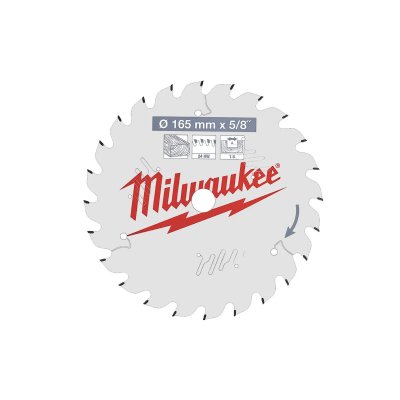 MILWAUKEE Lame scie circulaire  24 dents 1.6x165mm 4932471311