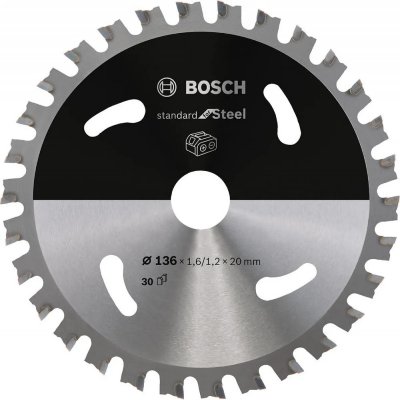 BOSCH Lame Scie Circulaire Sf Acier 136x20x1.6mm 30d