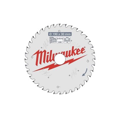 Lame scie universel milwaukee 36 dents 1.6x190mm 4932471301 4932471301