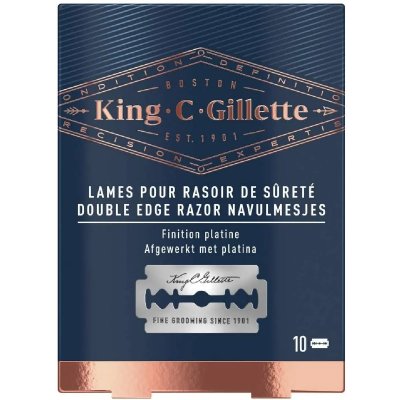 GILLETTE Lames De Rasoir De S&ucirc;ret&eacute; King C  - Le Paquet De 10 Lames