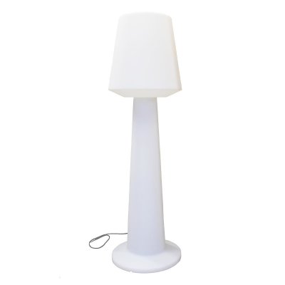 LUMISKY Lampadaire ext filaire AUSTRAL Blanc Polypropyl&egrave;ne H110CM