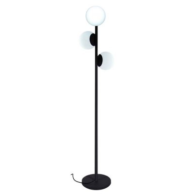 LUMISKY Lampadaire ext filaire GLOBY TREE Blanc Acier H175CM