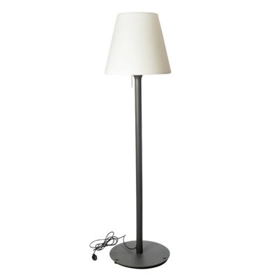LUMISKY Lampadaire ext filaire STANDY W180 Blanc Poly&eacute;thyl&egrave;ne H180CM