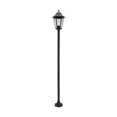 SMARTWARES Lampadaire ext&eacute;rieur en aluminium noir