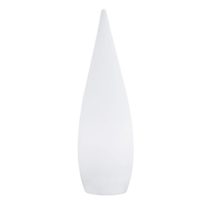 LUMISKY Lampadaire ext&eacute;rieur sans fil CLASSY Blanc Polypropyl&egrave;ne H120CM