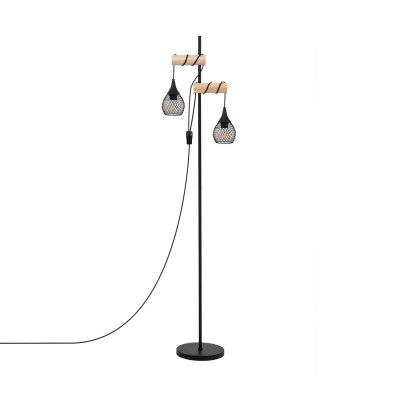 LEDKIA Lampadaire Monah Iluzzia Noir - Noir