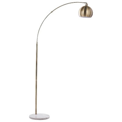 BELIANI Lampadaire Paroo M&eacute;tal Laiton