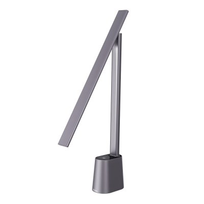 BASEUS Lampe &agrave; poser  DGZG Chargeable et pliable Luminosit&eacute; r&eacute;glable Grise 