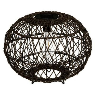 ATMOSPHERA Lampe &agrave; poser design ""boule solaire"" 31cm naturel