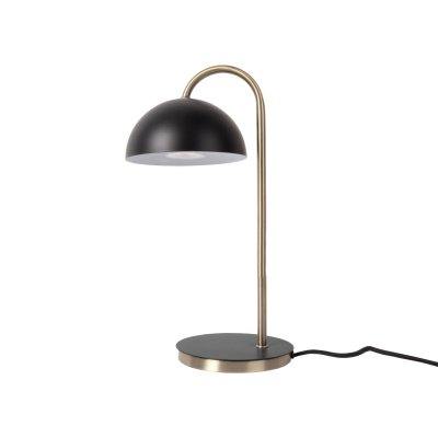 LEITMOTIV Lampe &agrave; poser design dome Decova - H. 36 cm - Noir
