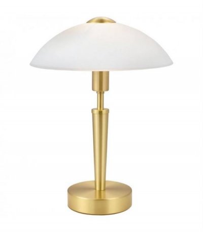 GENERIQUE Lampe &agrave; poser &eacute;l&eacute;gante Salut laiton blanche