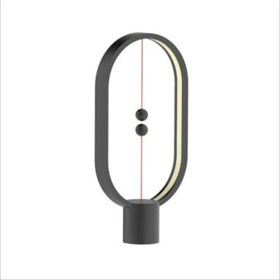 HIGH TECH PLACE Lampe &agrave; poser gravity noir - amadeus