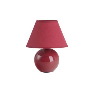 BRILLIANT Lampe &agrave; poser PRIMO -1x40W E14 -ROUGE -  - 61047_01