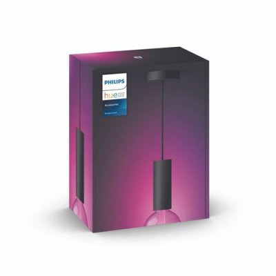 PHILIPS HUE Lampe connect&eacute;e  Cordon deco E27 Noir