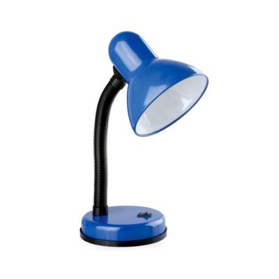 GEFOM Lampe de bureau flexible bleue 12,5 cm Bleue - Bleue